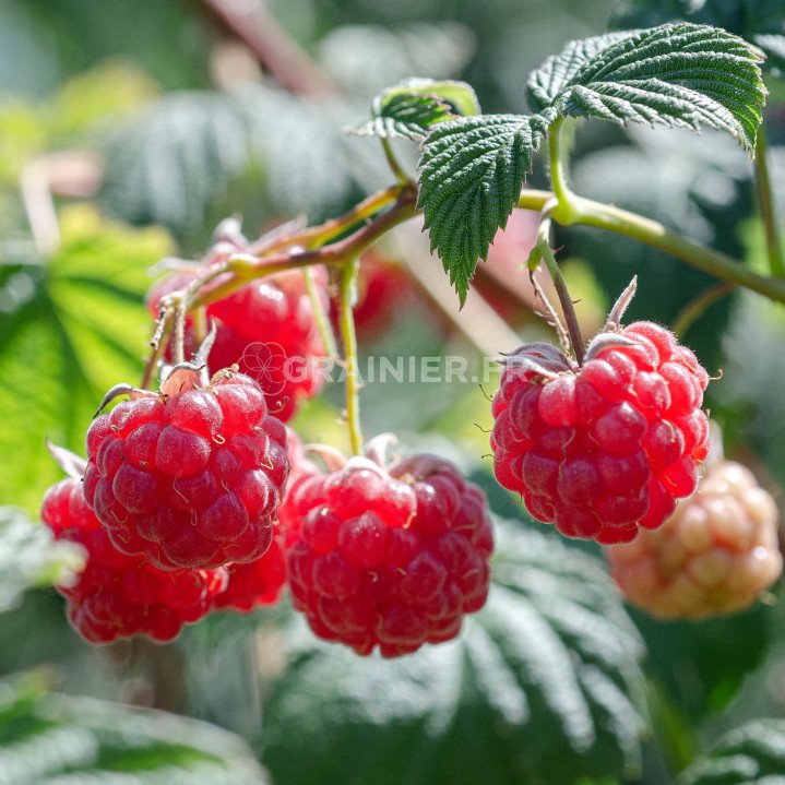 Wild raspberry, Rubus Idaeus image